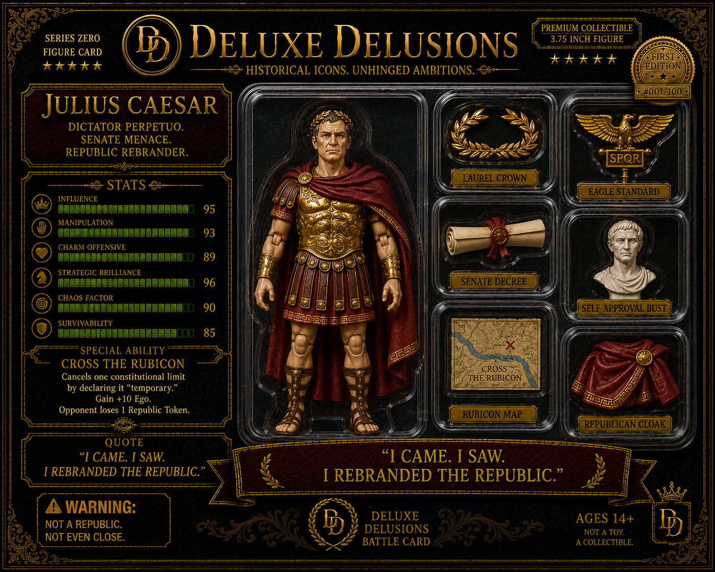 Julius Caesar Figure Card